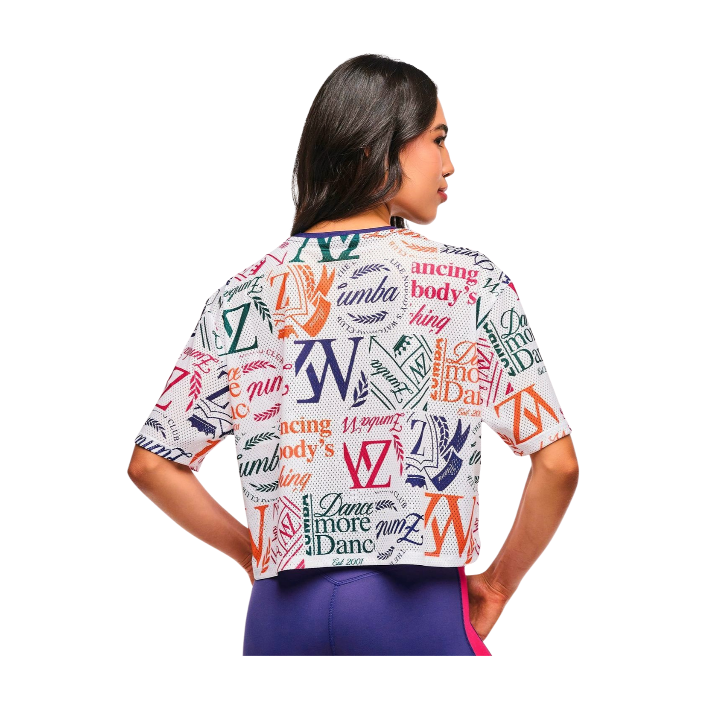 Class of 2001 Mesh Boxy Crop Top (Pre-Order)