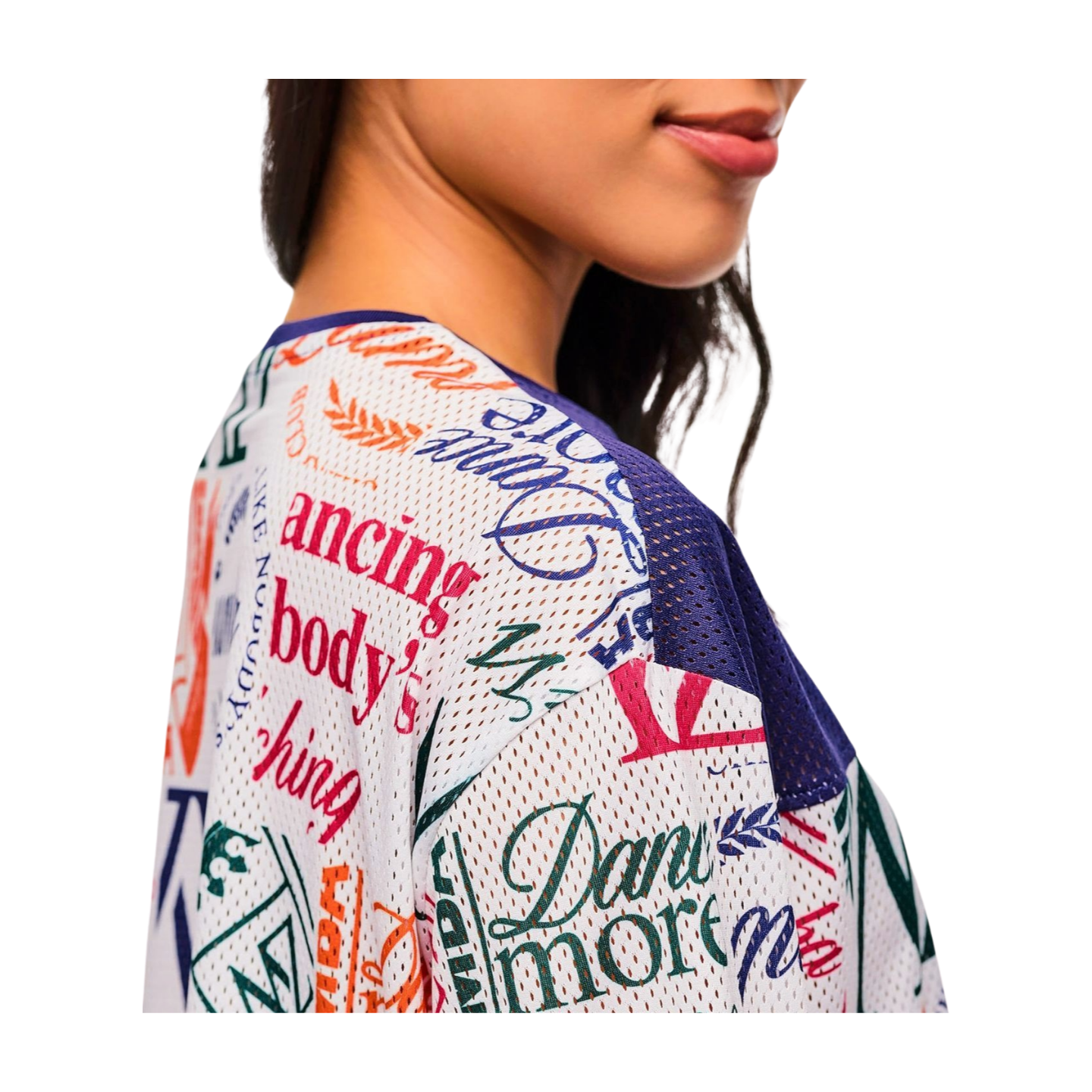 Class of 2001 Mesh Boxy Crop Top (Pre-Order)