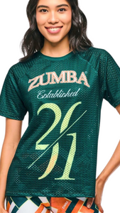 Class of 2001 Mesh Crew Neck Top