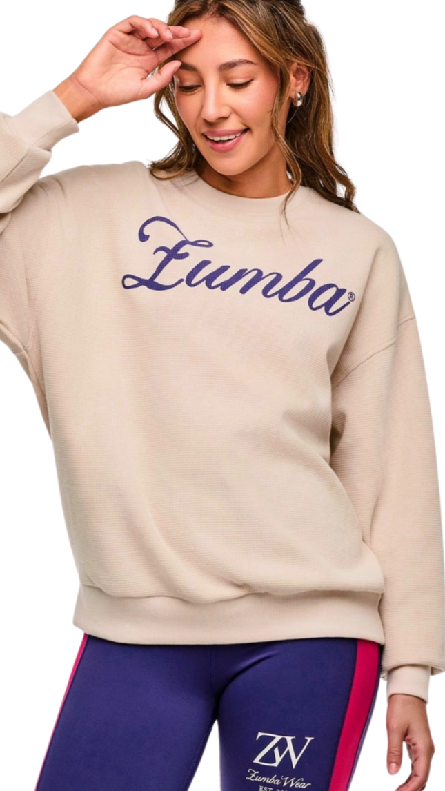 Class of 2001 Oversized Pullover Waffle Sweatshirt (Pre-Order)