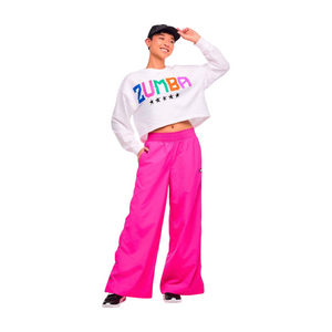 Zumba Libre Long Sleeve Boxy Crop Top (Pre-Order)