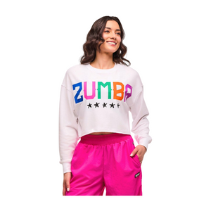 Zumba Libre Long Sleeve Boxy Crop Top (Pre-Order)