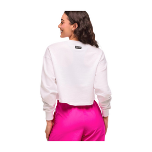 Zumba Libre Long Sleeve Boxy Crop Top (Pre-Order)