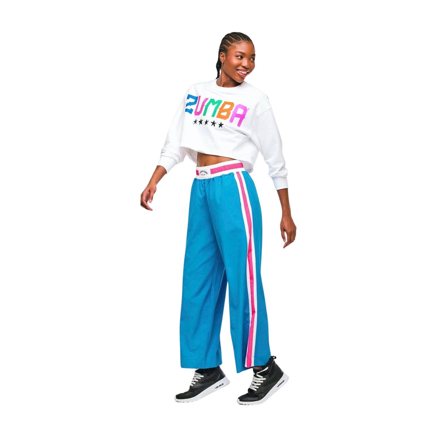 Zumba Libre Long Sleeve Boxy Crop Top (Pre-Order)