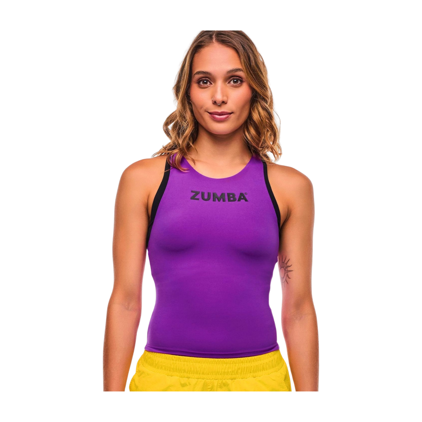 Apres Zumba High Neck Colour-Block Tank (Pre-Order)