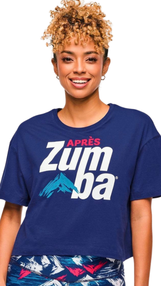 Apres Zumba Crew Neck Crop Top (Pre-Order)