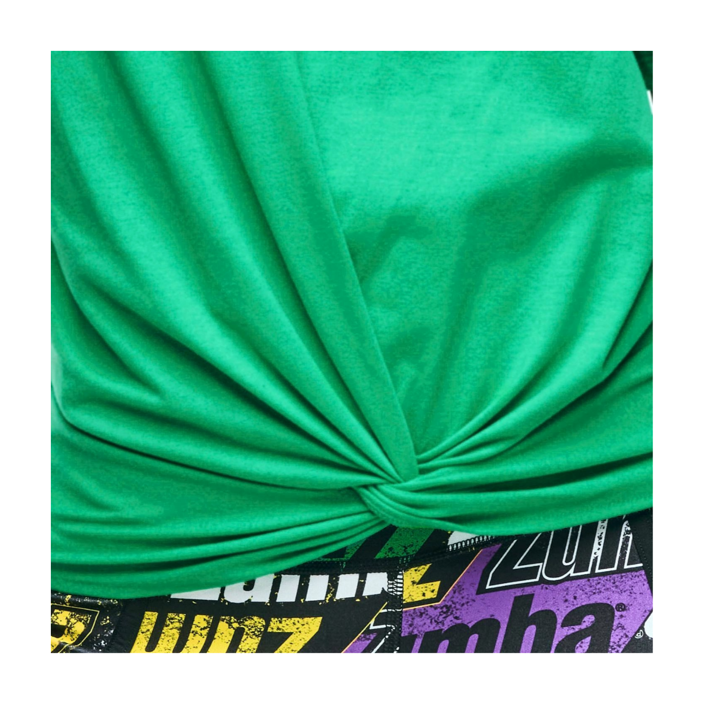 Apres Zumba Short Sleeve Front Twist Top (Pre-Order)