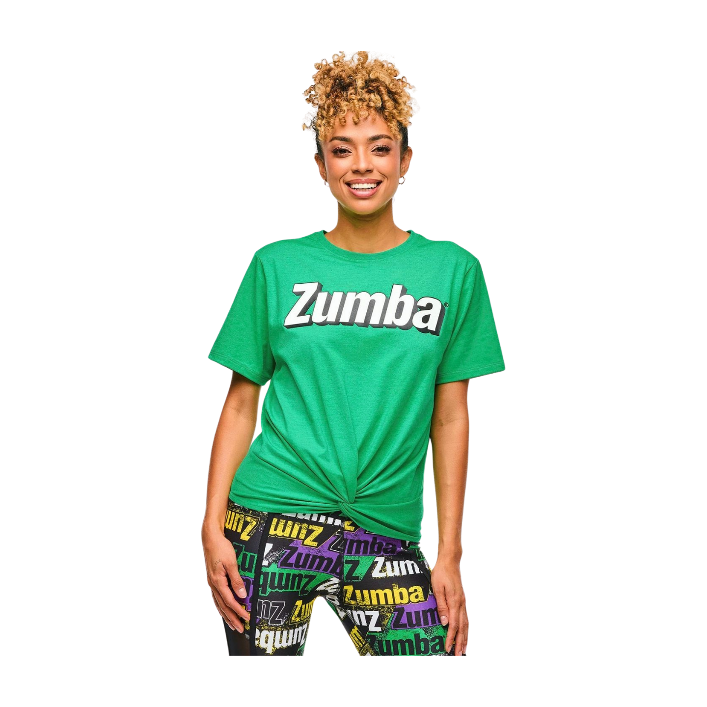 Apres Zumba Short Sleeve Front Twist Top (Pre-Order)