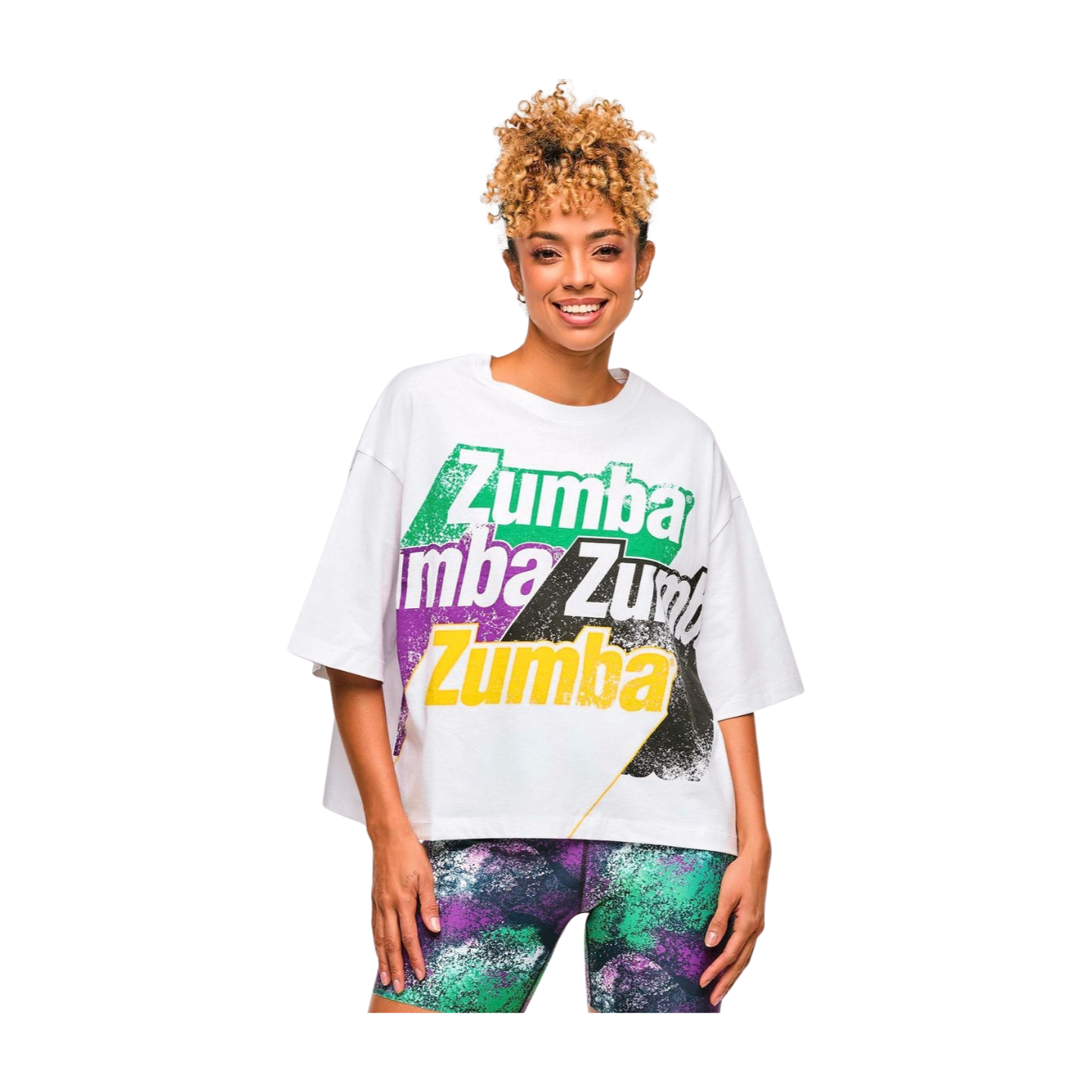 Apres Zumba Oversized Boxy Crop Top (Pre-Order)