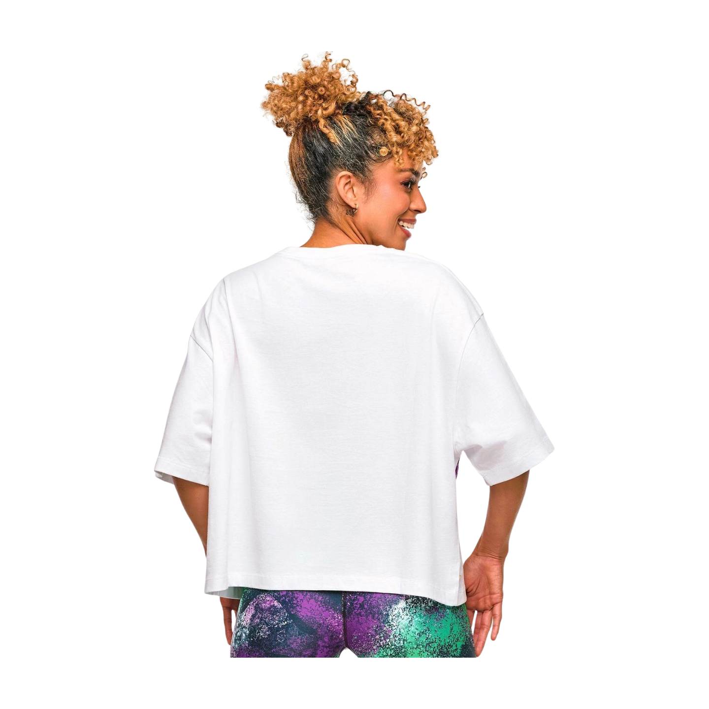 Apres Zumba Oversized Boxy Crop Top (Pre-Order)