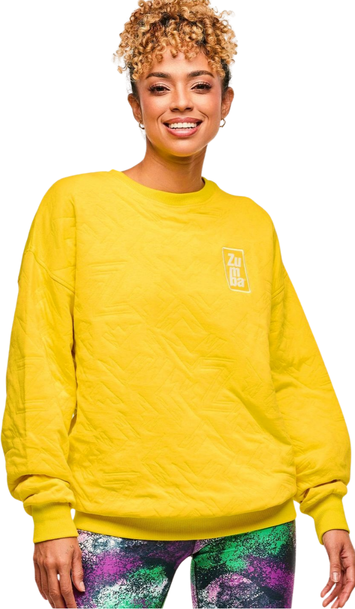 Apres Zumba Oversized Pullover Sweatshirt (Pre-Order)
