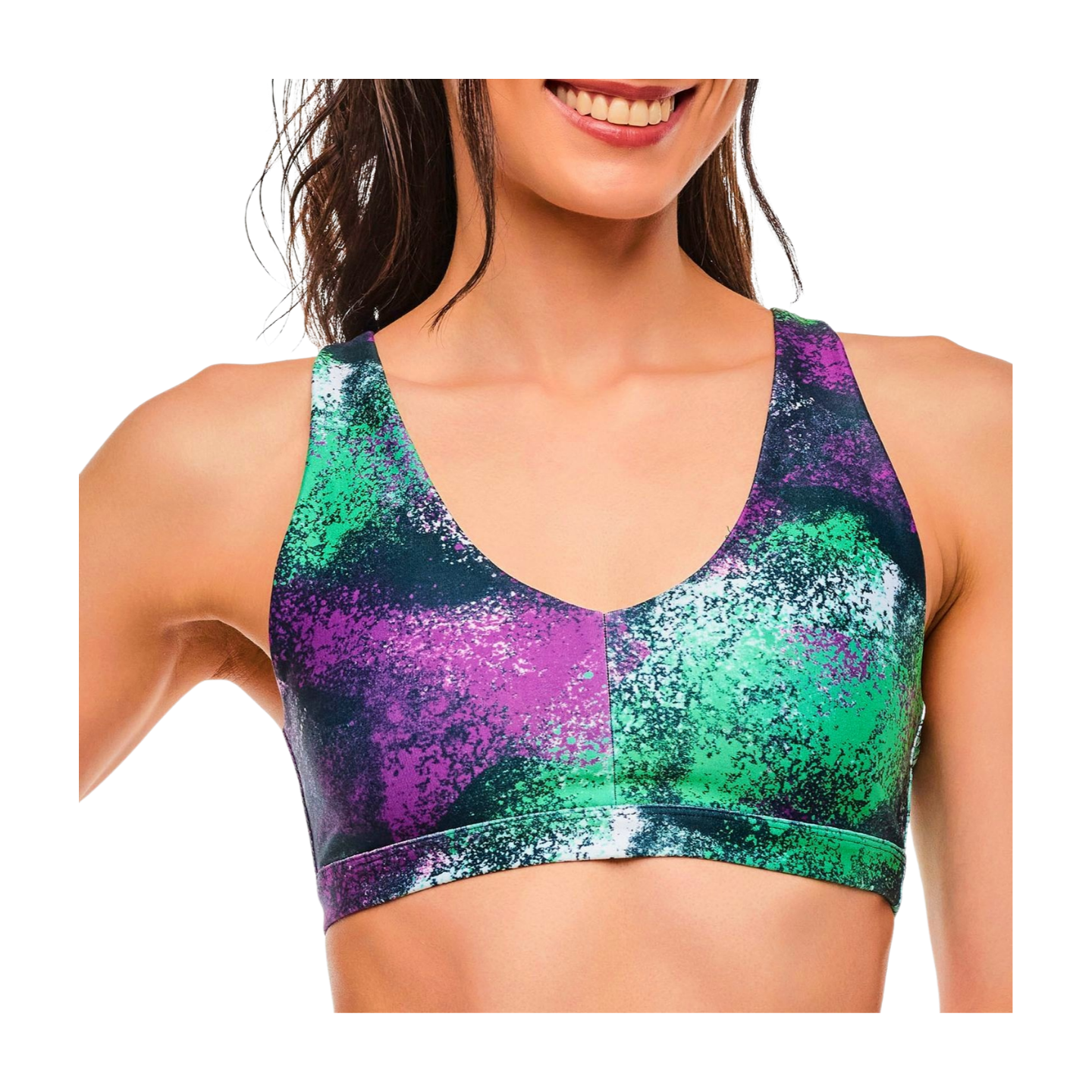 Apres Zumba Racerback Bra With Encased Elastic (Pre-Order)