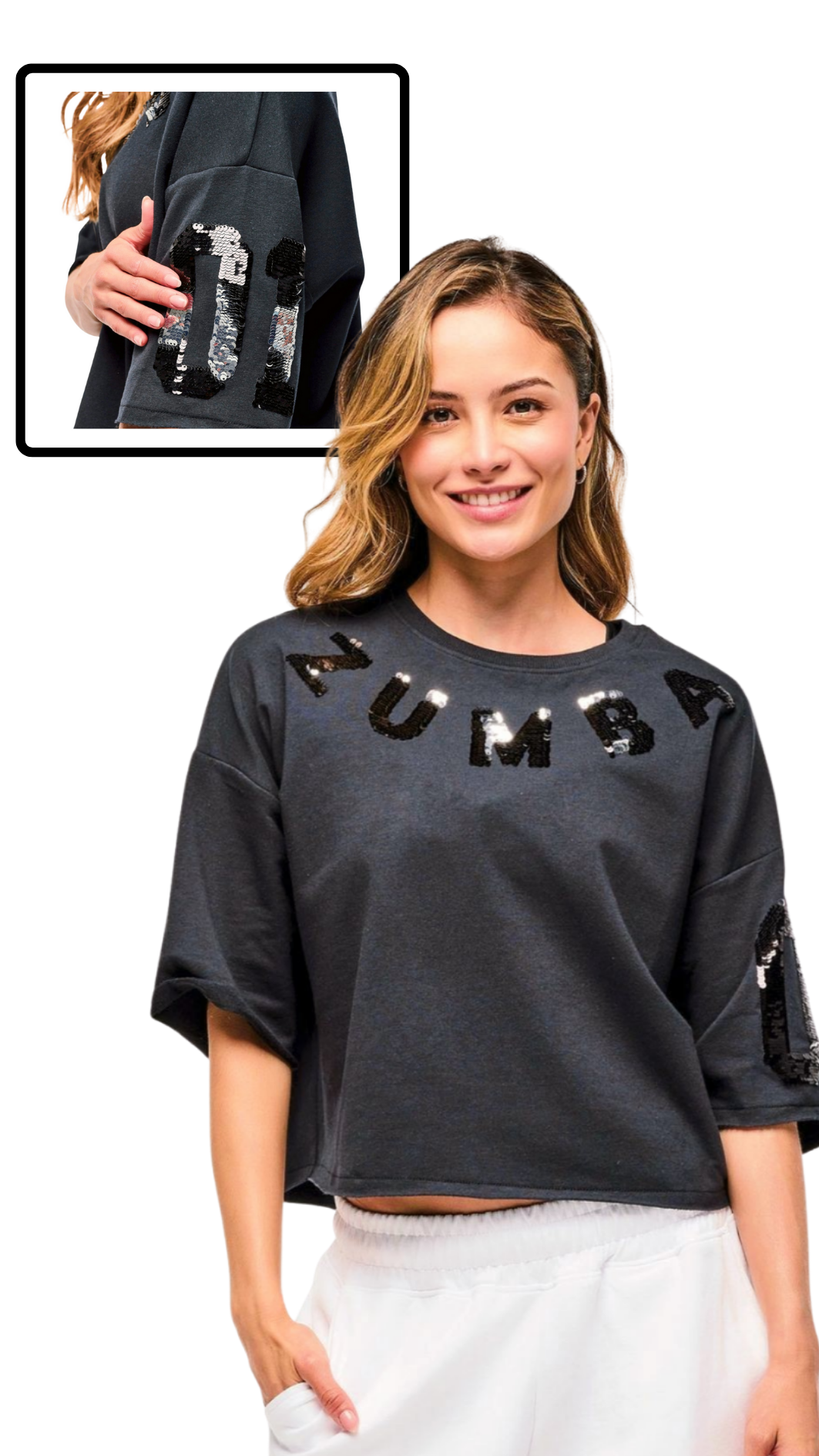 Zumba Sparkle Boxy Crop Top
