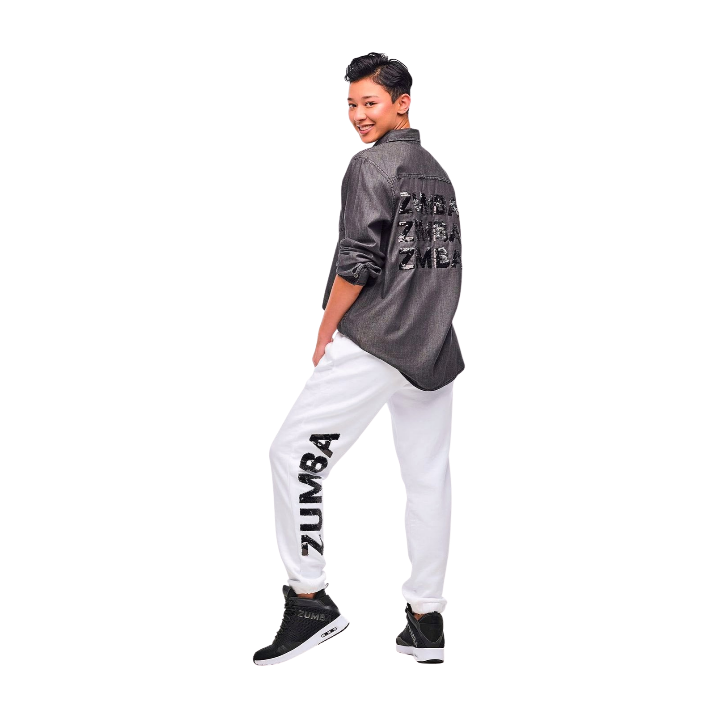 Zumba Sparkle Button Down