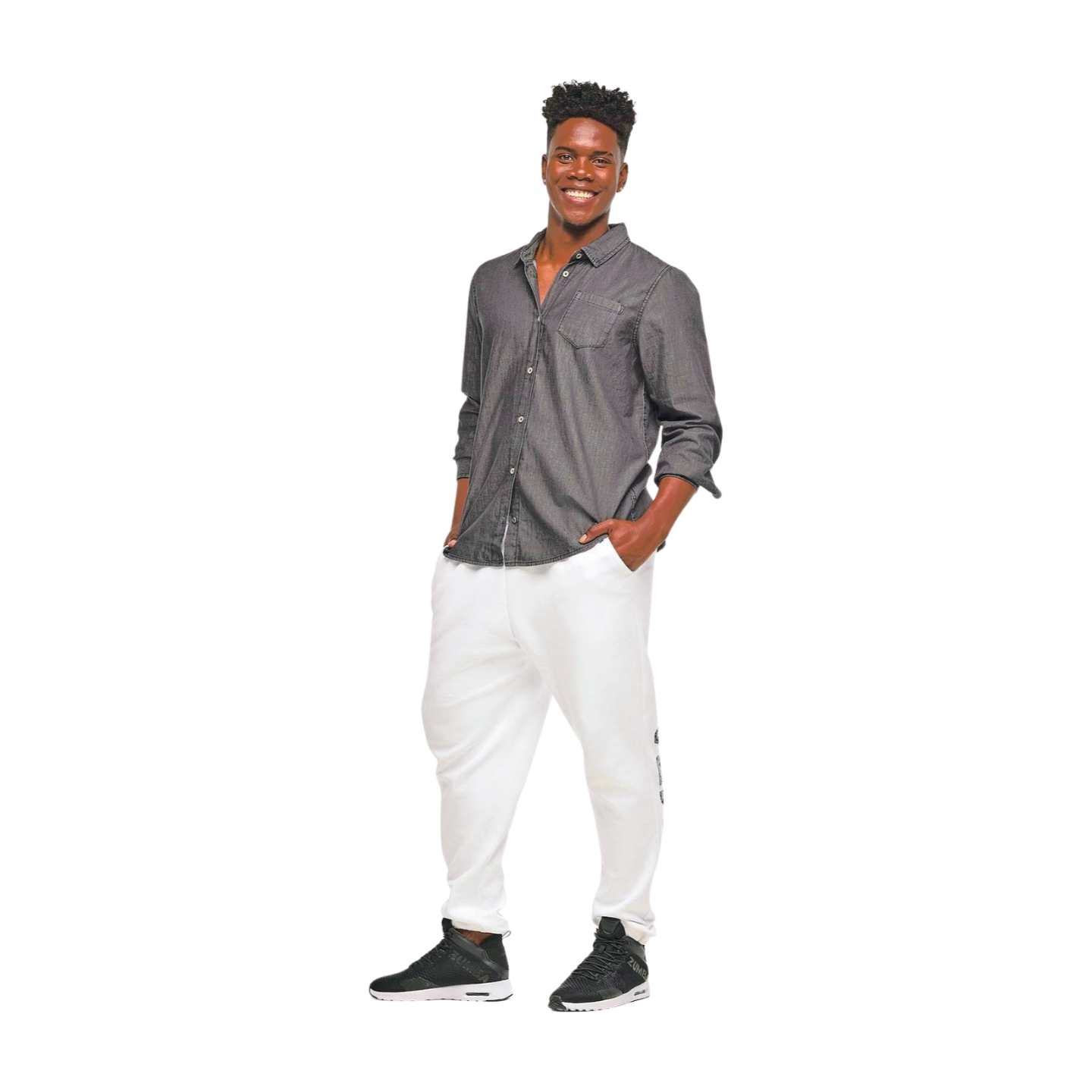Zumba Sparkle Button Down