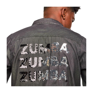 Zumba Sparkle Button Down