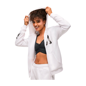 Zumba Sparkle Oversized Zip-Up Hoodie