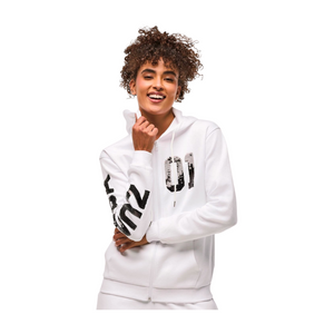 Zumba Sparkle Oversized Zip-Up Hoodie