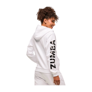 Zumba Sparkle Oversized Zip-Up Hoodie