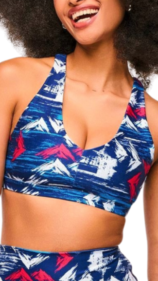 Apres Zumba Racerback Bra With Encased Elastic (Pre-Order)