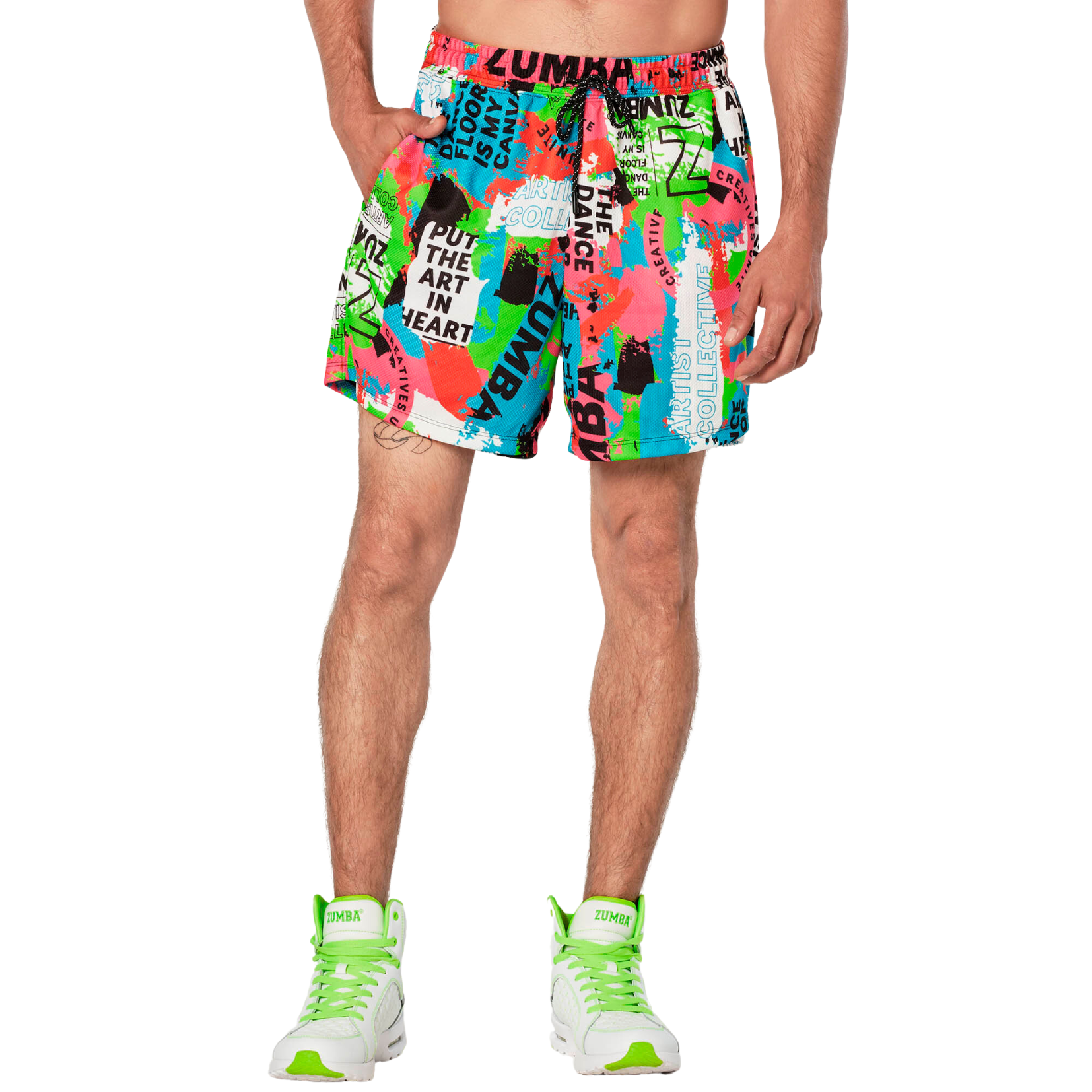Free To Create Mesh Shorts