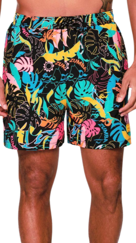 Zumba Palm Party Shorts (Pre-Order)