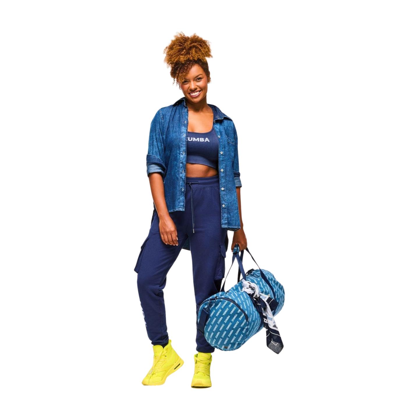 Blue Jean Men's Knit Denim Cargo Pants (Pre-Order)