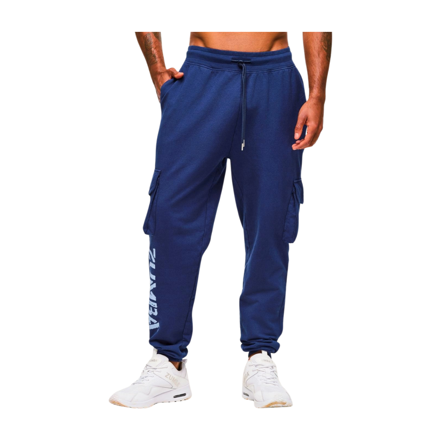 Blue Jean Men's Knit Denim Cargo Pants (Pre-Order)