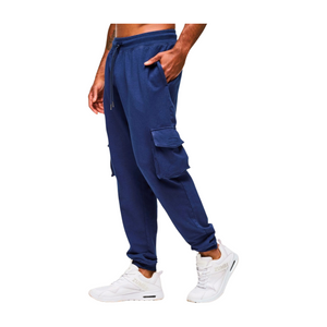 Blue Jean Men's Knit Denim Cargo Pants (Pre-Order)