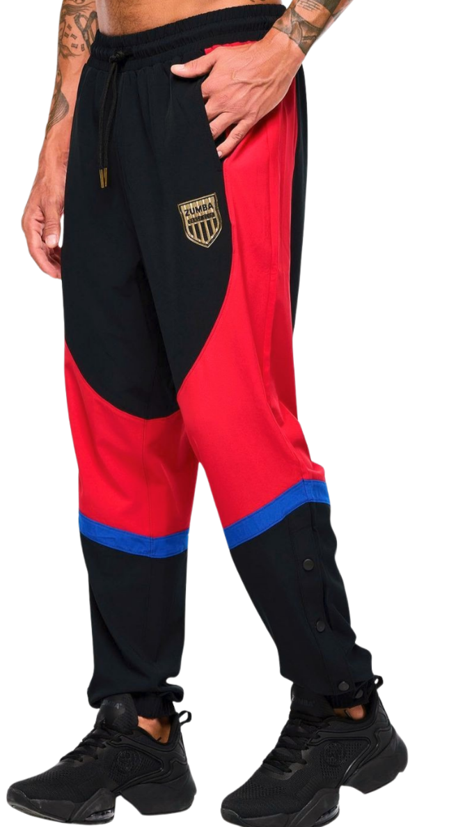 Victory Woven Track Pants With Inserts And Side Snaps (Special Order)