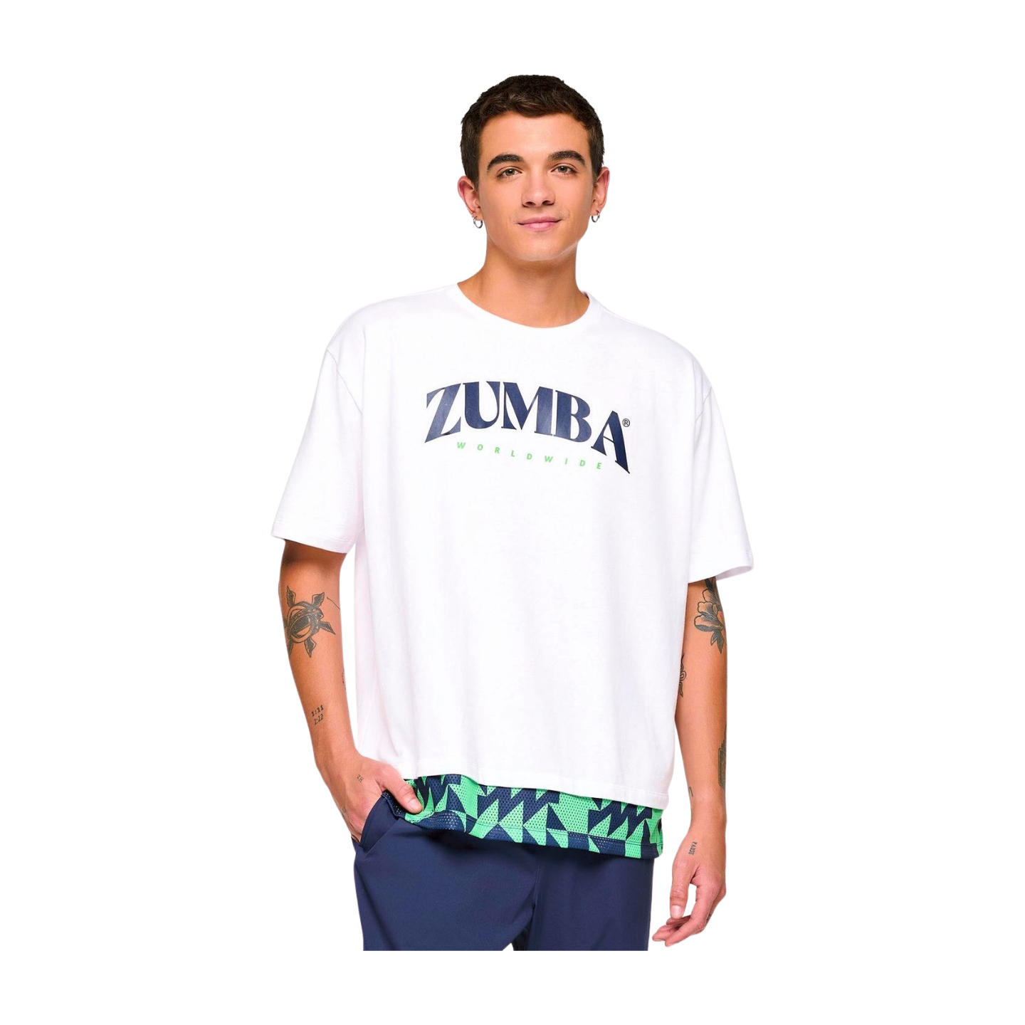 Zumba Out Loud Men's Crew Neck Tee With Double Layered Hem (Special Order)
