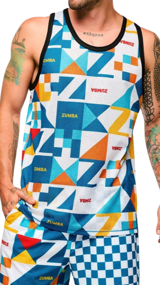 Zumba Rays Men's Basketball Tank (Pre-Order)