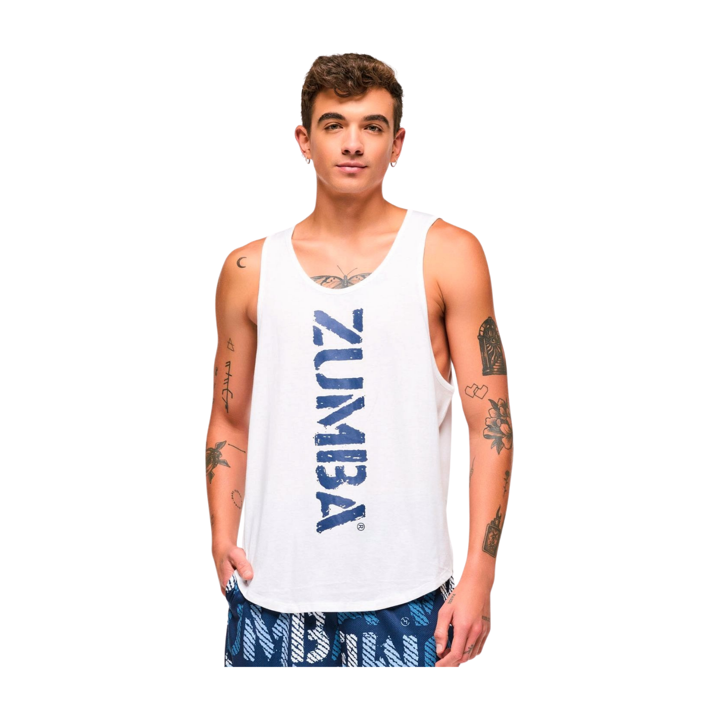 Blue Jean Men's Open Neck Tank