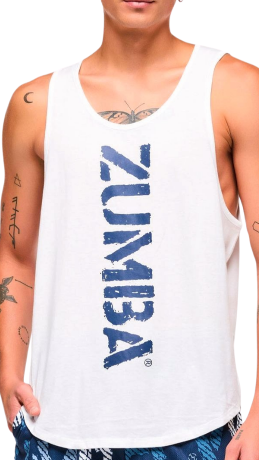Blue Jean Men's Open Neck Tank