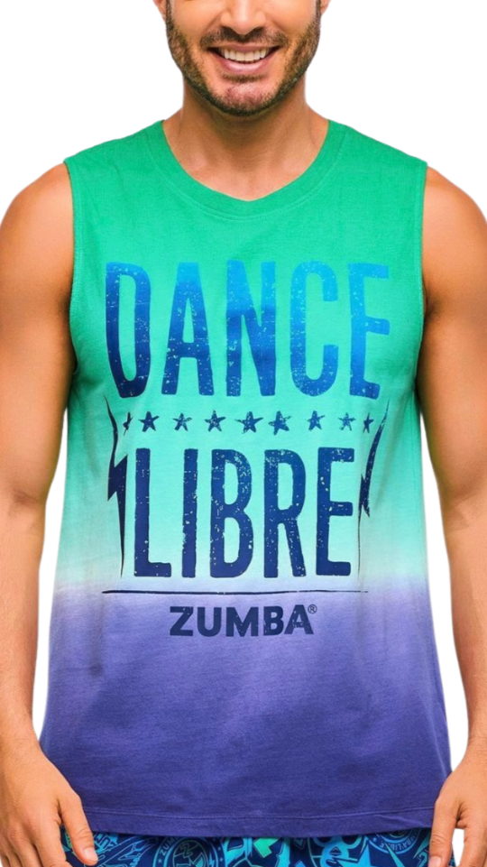 Zumba Libre Men's Wide Shoulder Tank