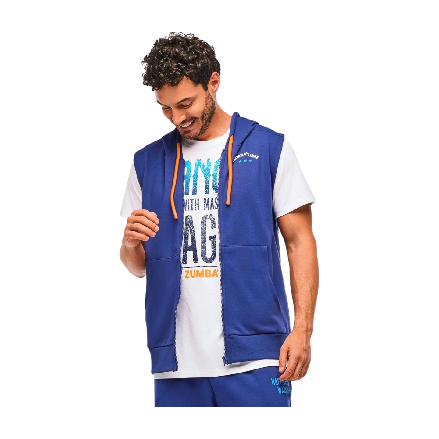 Zumba Libre Men's Sleeveless Zip-Up Hoodie