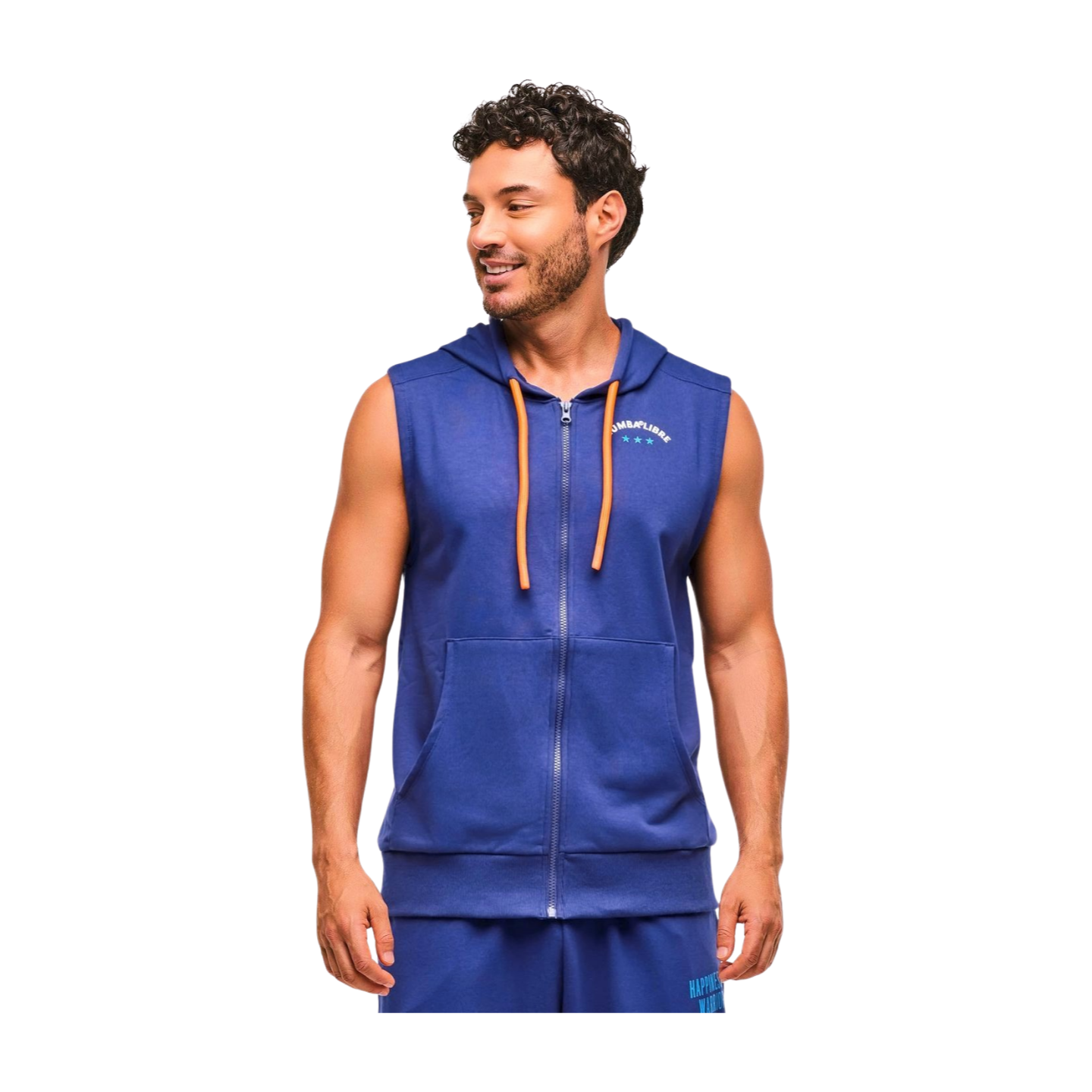 Zumba Libre Men's Sleeveless Zip-Up Hoodie
