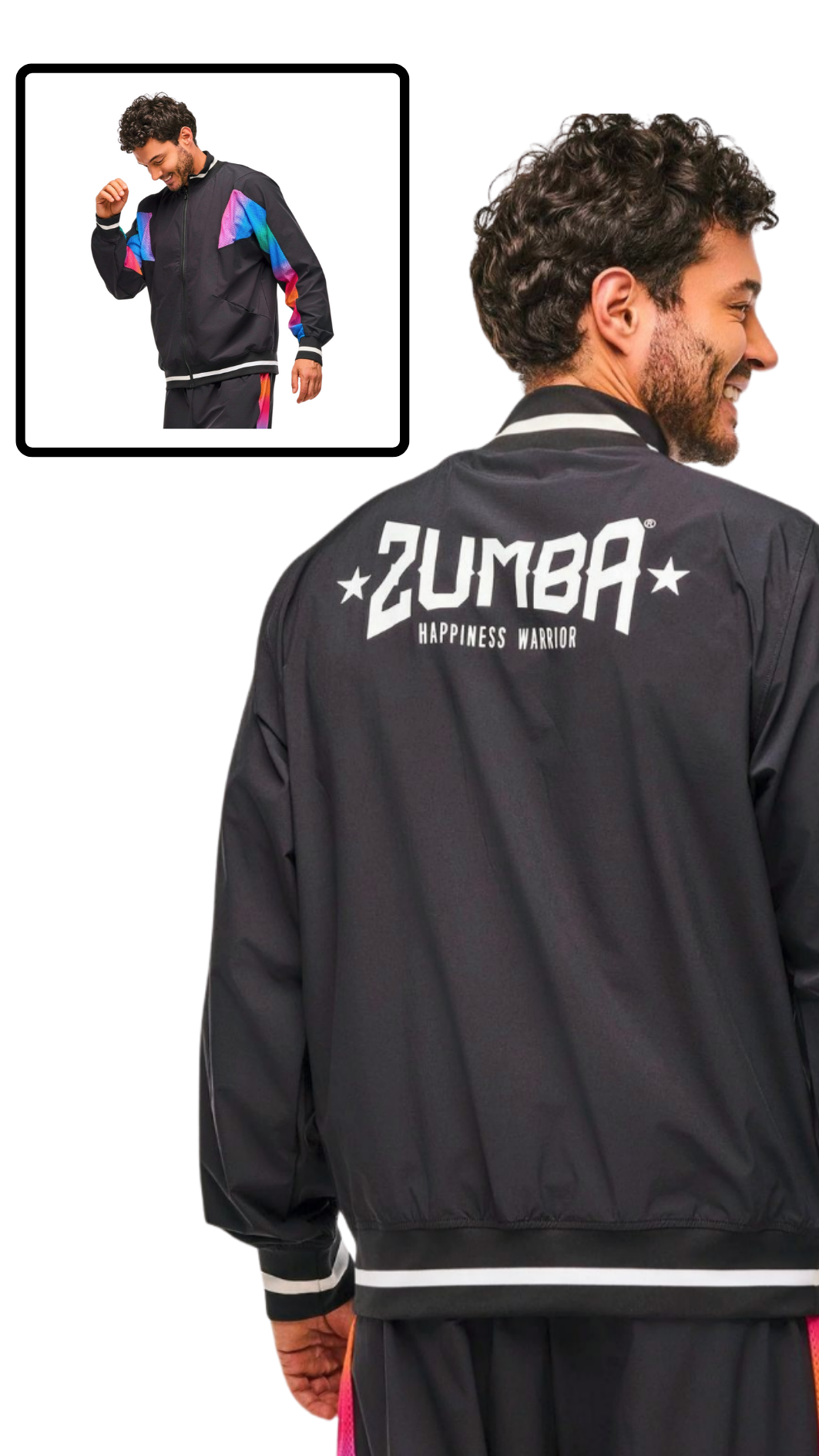 Zumba Libre Men's Oversized Dolman Track Jacket (Pre-Order)