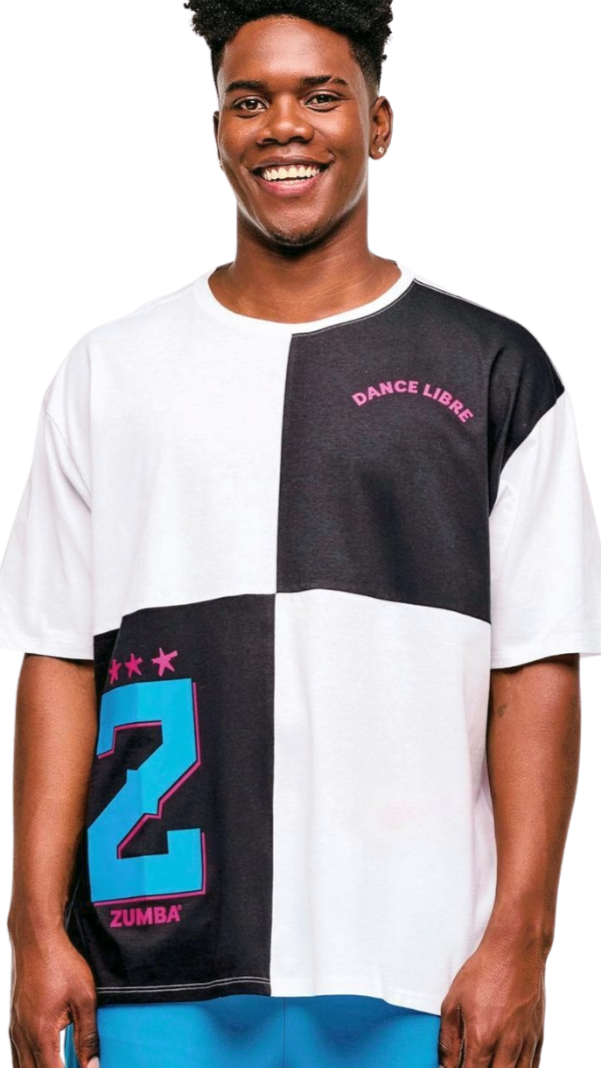 Zumba Libre Men's Oversized Crew Neck Tee (Pre-Order)