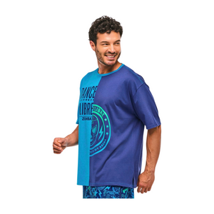 Zumba Libre Men's Oversized Two-Tone Crew Neck Tee (Pre-Order)
