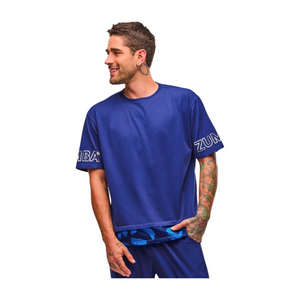 Sizzlin' Men's Crew Neck Tee With Double Layered Hem