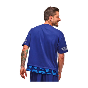 Sizzlin' Men's Crew Neck Tee With Double Layered Hem