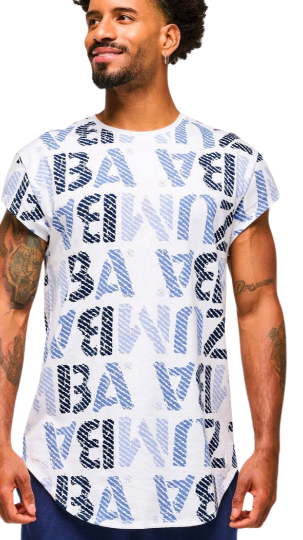 Blue Jean Men's Round Hem Tee