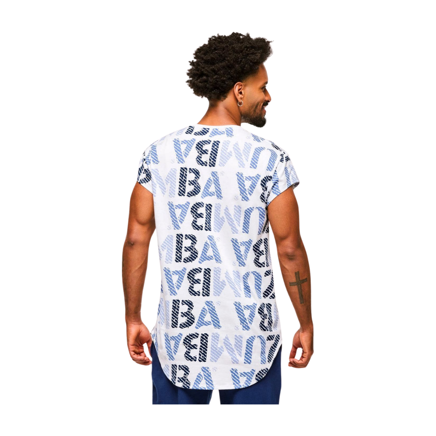 Blue Jean Men's Round Hem Tee