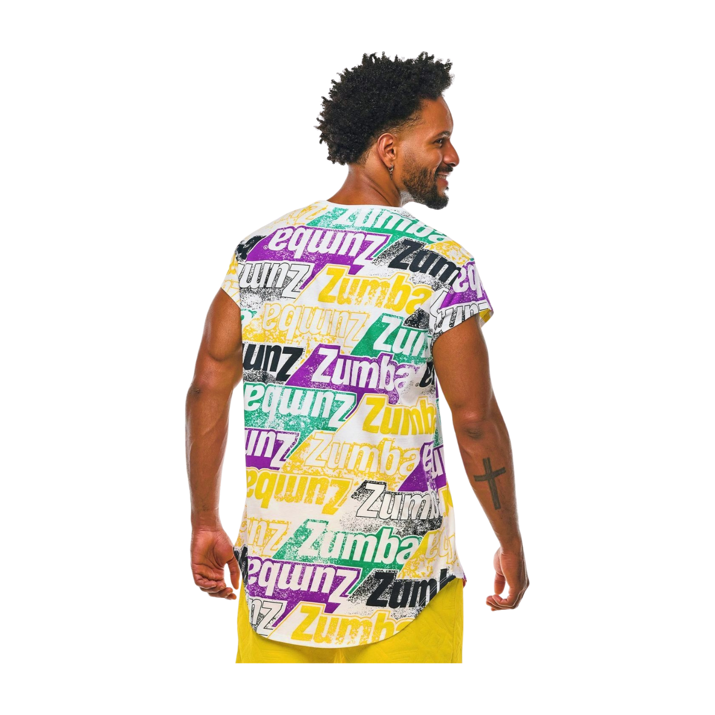 Apres Zumba Men's Crew Neck Round Hem Tee (Pre-Order)