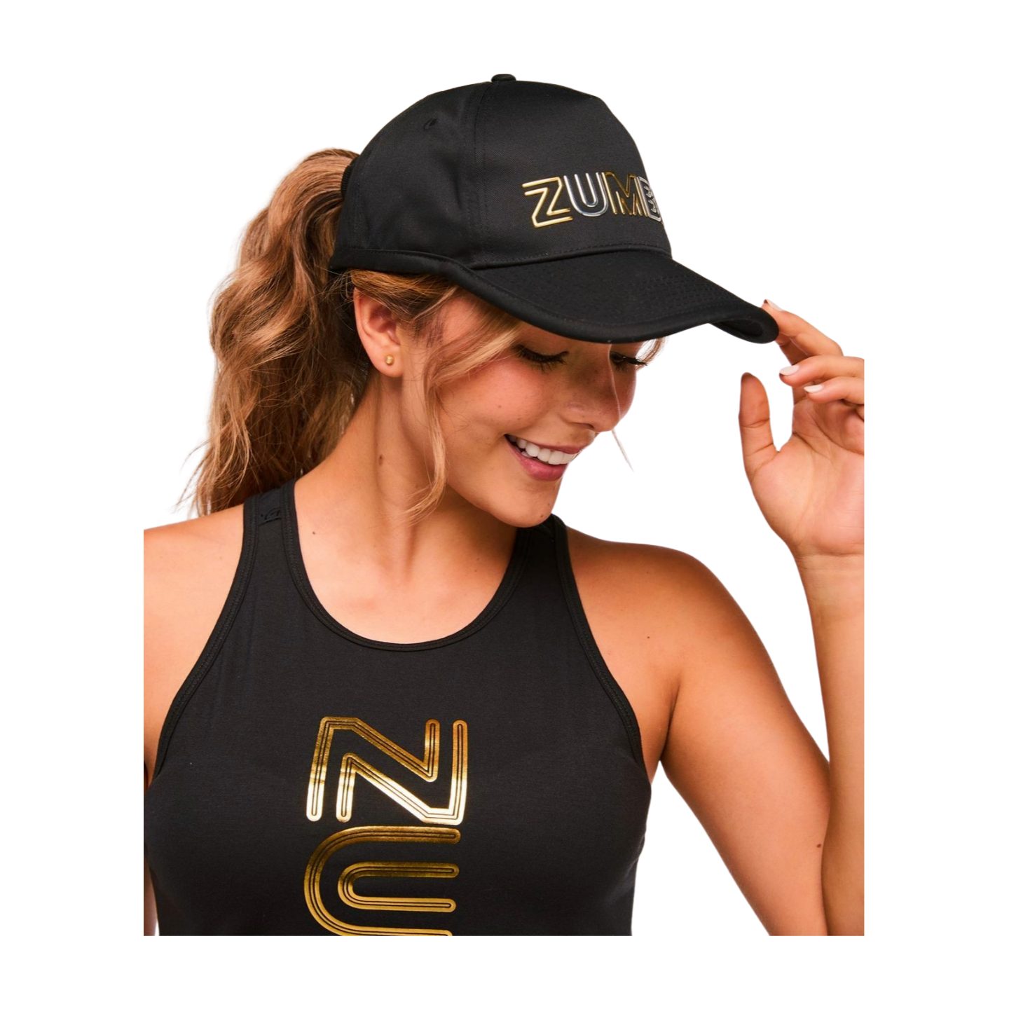 Zumba Runway Performance Cap With Ponytail Back