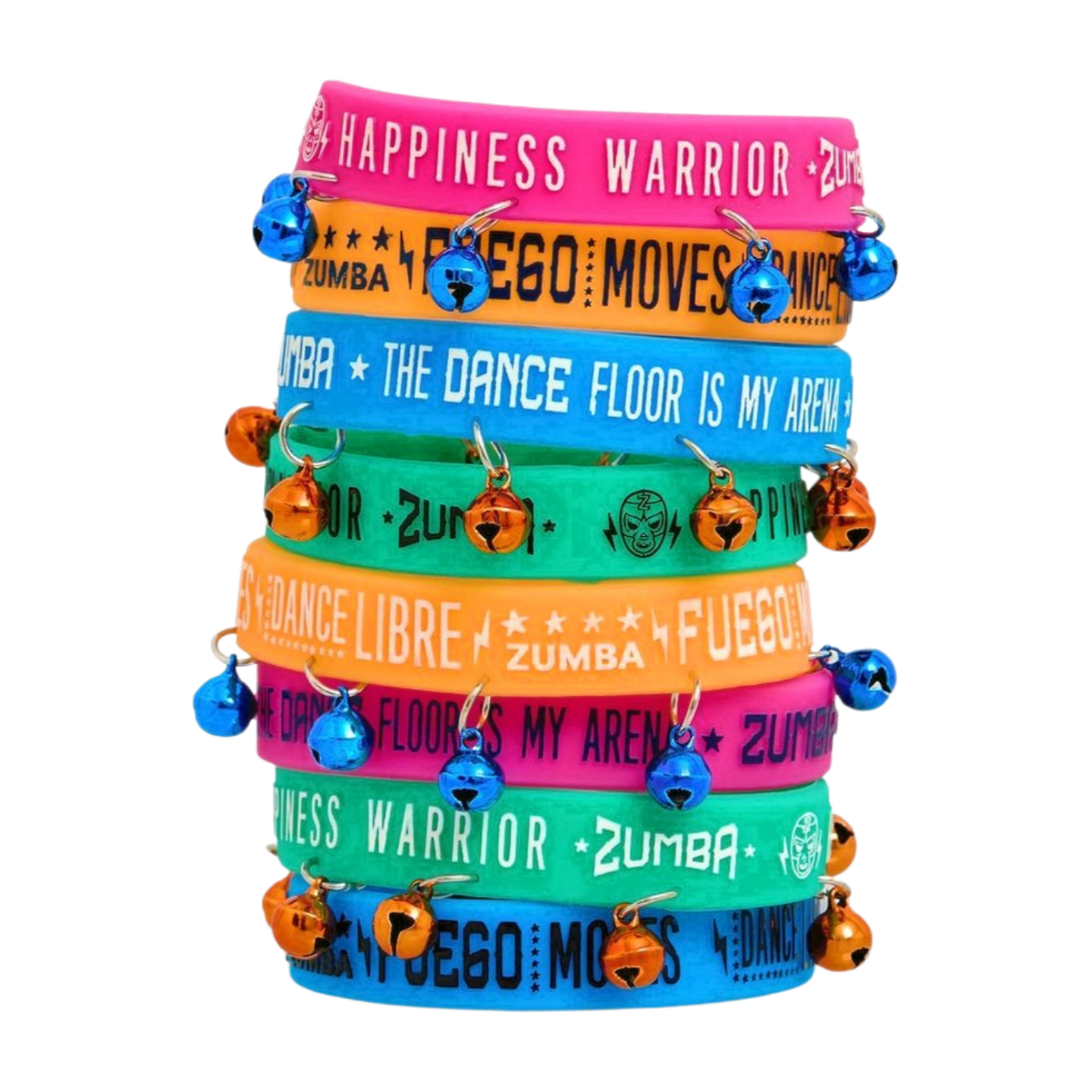 Zumba Libre Rubber Bracelets 6PK (Pre-Order)