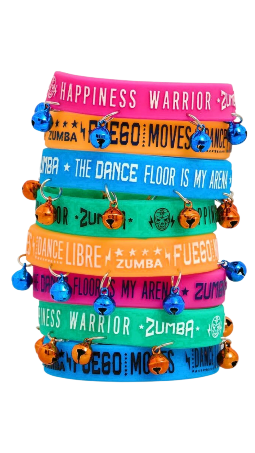 Zumba Libre Rubber Bracelets 6PK (Pre-Order)