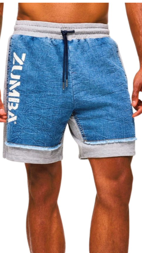 Blue Jean Zumba Denim Shorts