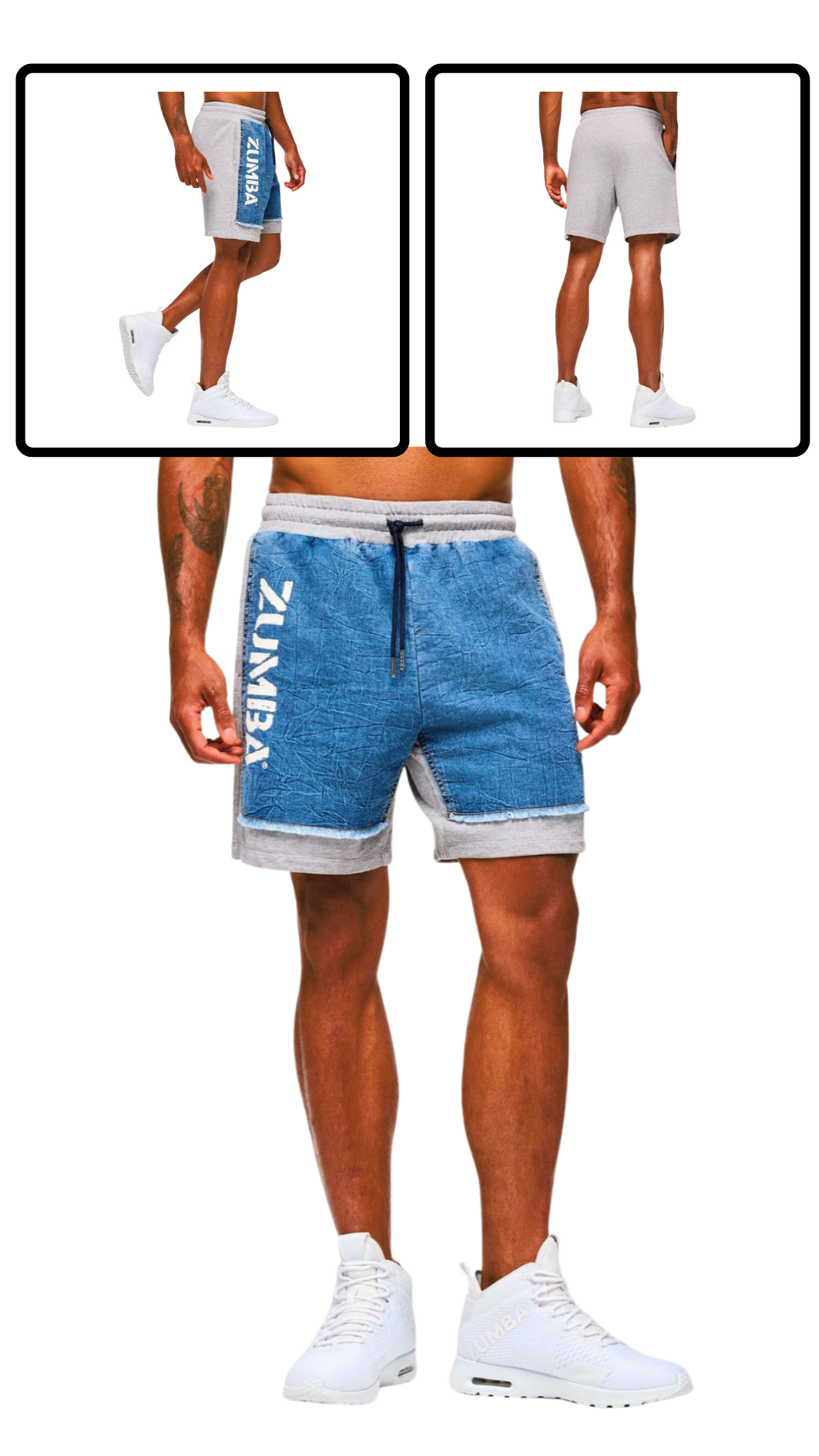 Blue Jean Zumba Denim Shorts